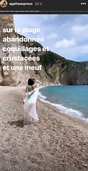 Agathe Auproux se dévoile en bikini lors de ses vacances sexy en Grèce