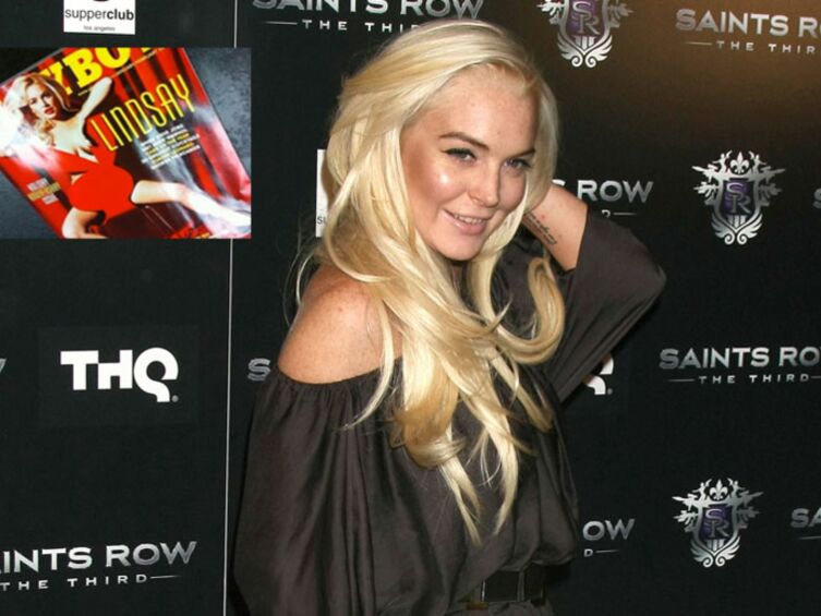 Photo Regardez Lindsay Lohan En Couverture De Playboy Voici