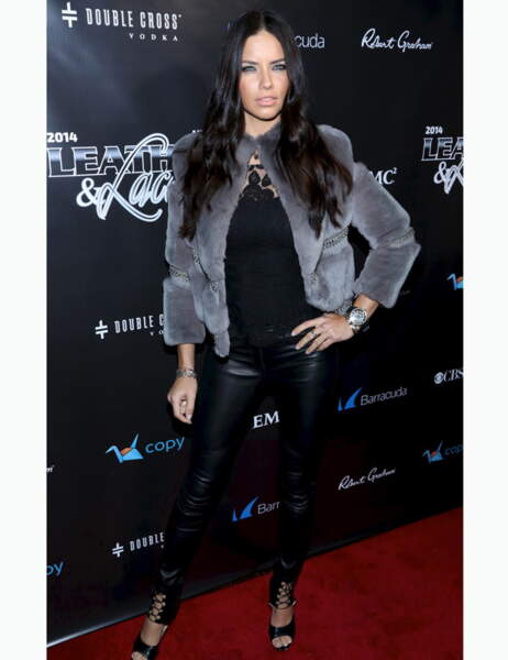 Leather & Laces Party 2014 : Alessandra Ambrosio, Paris Hilton et