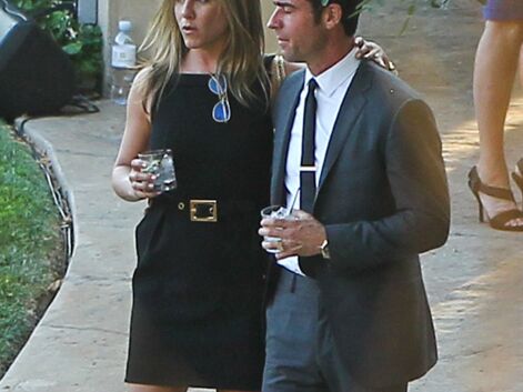DIAPO Jennifer Aniston et Justin Theroux radieux au mariage de Jimmy Kimmel