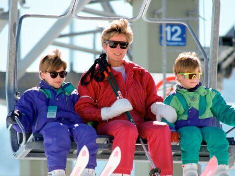 Prince William : ses plus belles photos de vacances au ski avec Harry, Diana et Charles