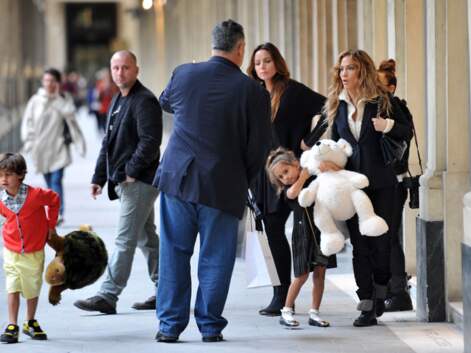 Jennifer Lopez à Paris avec ses enfants