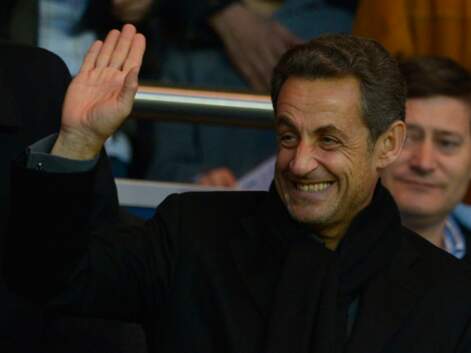 Nicolas Sarkozy en famille et de nombreux people au match PSG Nice