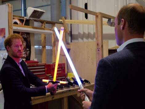 Les princes William et Harry s’éclatent comme des gamins sur le tournage de Star Wars