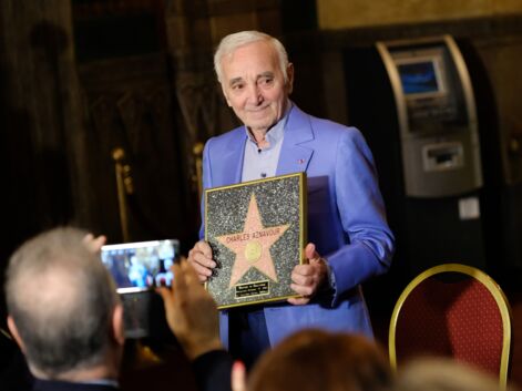 Charles Aznavour a reçu une étoile d’honneur à Hollywood