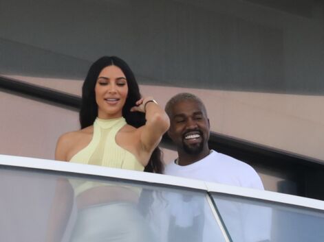 Kim Kardashian et Kanye West fous amoureux à Miami