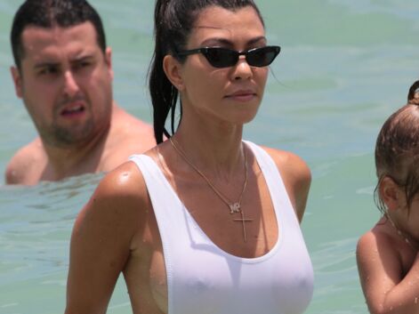 Kourtney Kardashian : ultra sexy à la plage, elle montre tout
