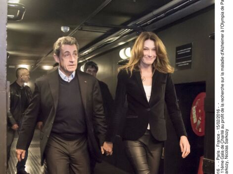 Carla Bruni avec Nicolas Sarkozy, Nolwenn Leroy, Brigitte et beaucoup de stars au gala Alzheimer