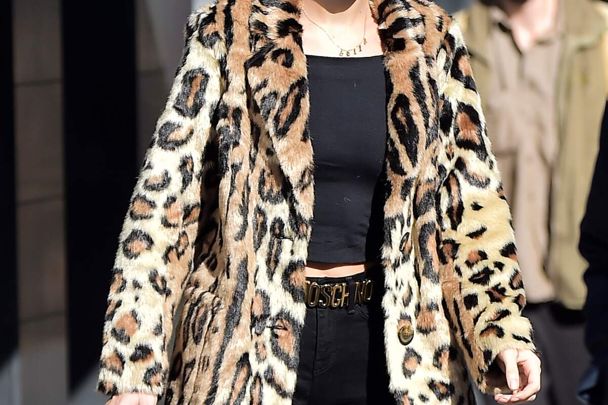 naf naf manteau leopard