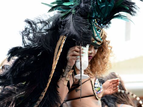Rihanna sexy et déchaînée pour défiler au carnaval de la Barbade