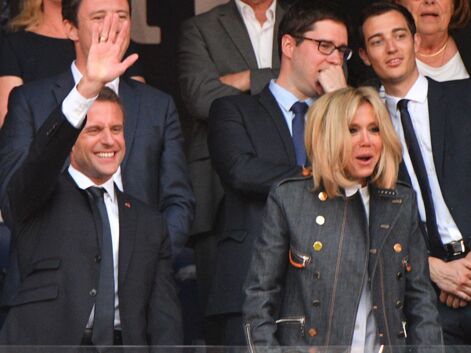 Emmanuel et Brigitte Macron au Stade de France pour la finale de la Coupe de France