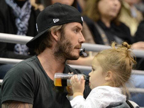 DIAPO David Beckham n’a d’yeux que pour sa petite Harper