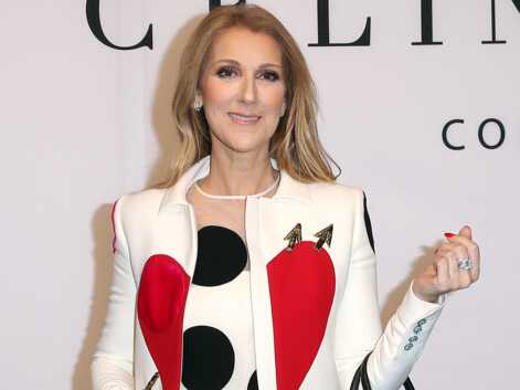 Céline Dion : en cuissardes pour présenter sa collection de maroquinerie