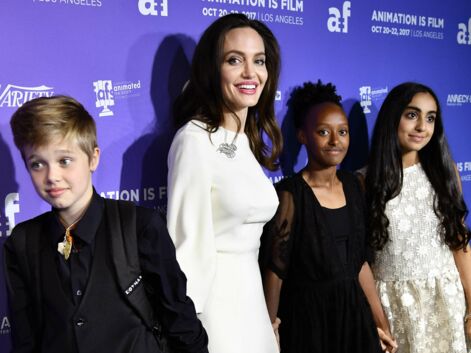 PHOTOS Angelina Jolie : entourée de ses filles Zahara et Shiloh, elle irradie de bonheur
