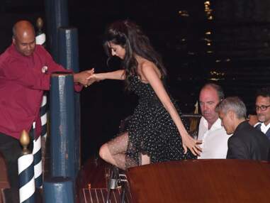 George et Amal Clooney en amoureux à Venise