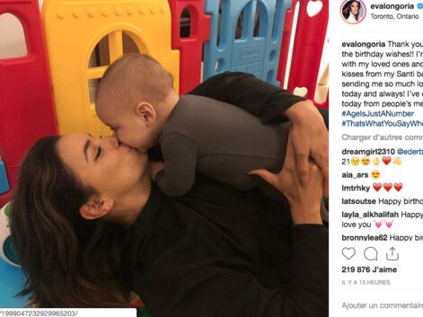 PHOTOS Eva Longoria rayonnante pour ses 44 ans : son fils Santiago lui fait le plus beau des cadeaux