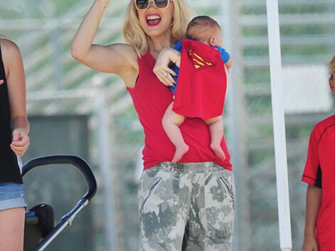 Gwen Stefani, une maman chic au match de foot de son fils
