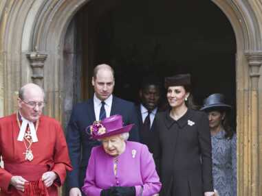 PHOTOS Kate Middleton affiche son baby bump à la messe de Pâques