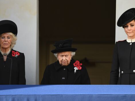 Kate Middleton au côté de la reine Elizabeth II pour le centenaire de l'armistice, Meghan Markle à l'écart
