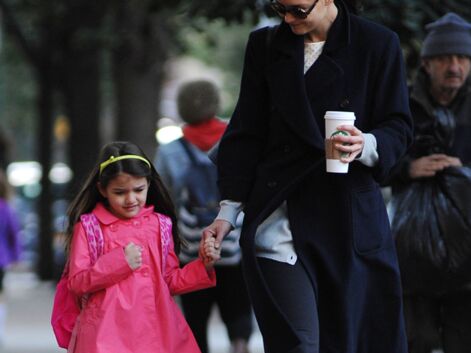 Katie Holmes emmène sa fille Suri Cruise à l'école