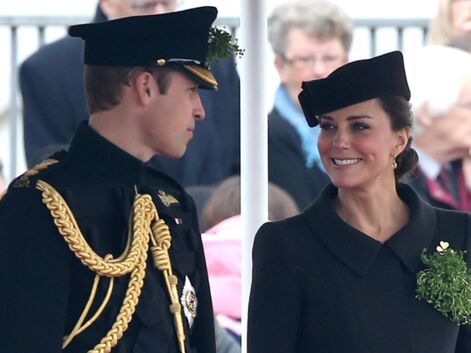 Kate Middleton, enceinte de 8 mois, rayonnante pour la St-Patrick avec William