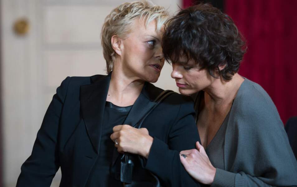 Muriel Robin Et Anne Le Nen Bisou Anne Le Nen : la compagne de Muriel Robin en pleine lumière - Voici