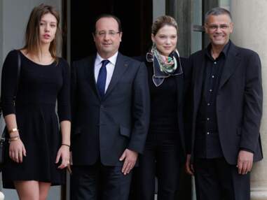 Adèle Exarchopoulos et Léa Seydoux rencontrent François Hollande à l'Elysée
