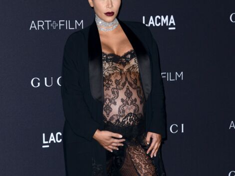 Kim Kardashian en dentelle aux LACMA awards