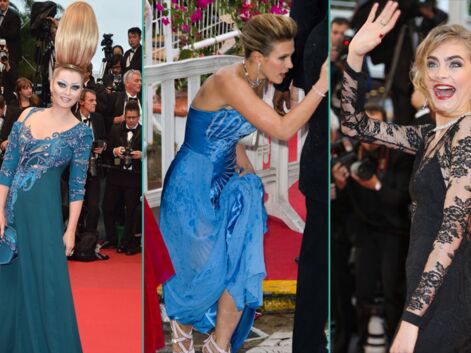 Grimaces, problèmes de robes : le bêtisier du Festival de Cannes