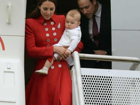 Kate, William et le prince George arrivent en Nouvelle-Zélande