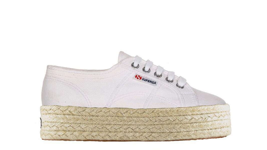 basket semelle corde femme