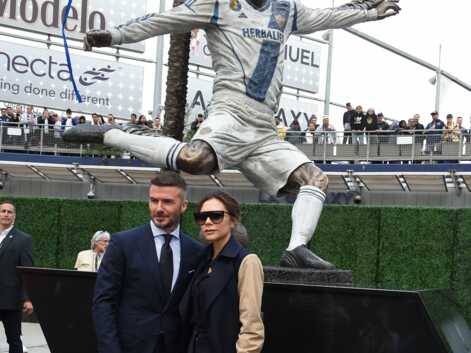 VOICI David Beckham radieux aux côtés de ses proches pour l'inauguration de sa statue