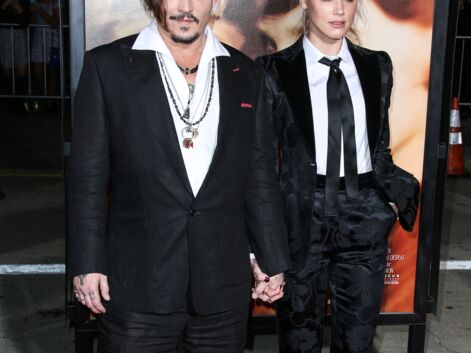 Johnny Depp et Amber Heard fous amoureux sur le tapis rouge