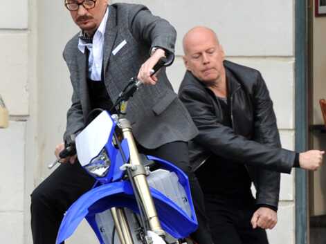 Tournage de Red 2 avec Bruce Willis à Paris