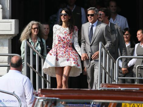 La première apparition de Monsieur et Madame Clooney