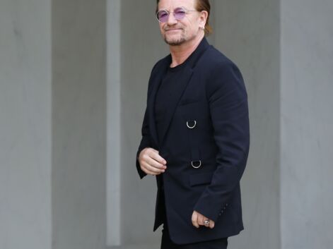 Bono reçu à l'Elysée par Brigitte et Emmanuel Macron, la première dame était très classe