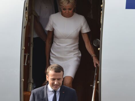 Emmanuel et Brigitte Macron : la première dame très chic au Maroc