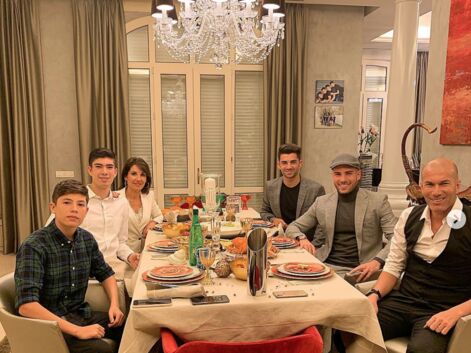 Zinédine Zidane en famille pour fêter la nouvelle année, son fils Luca est son sosie