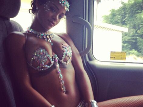 DIAPO Rihanna très peu vêtue au Carnaval de la Barbade