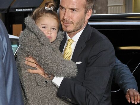David Beckham et ses quatre enfants au défilé de Victoria à New York