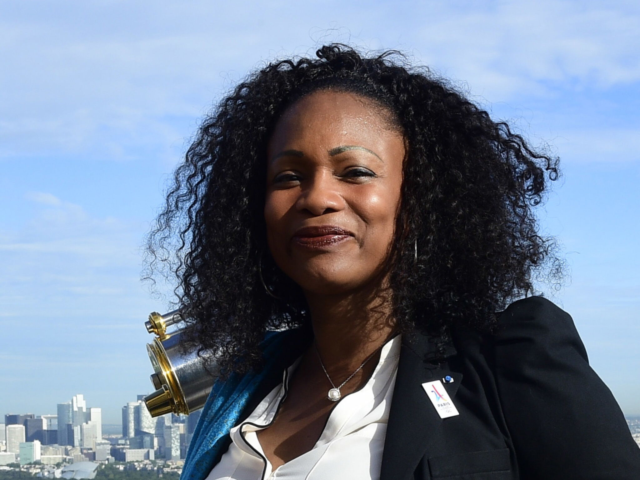 Laura Flessel-Colovic  nackt