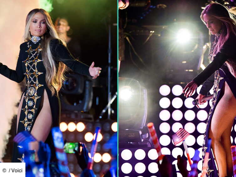 Photos Jennifer Lopez Trahie Par Son Costume De Scene Elle En Montre Trop Voici