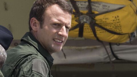 PHOTOS Emmanuel Macron en uniforme d'aviateur, façon Tom ...