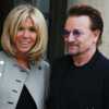 PHOTOS Bono charmé par Brigitte et Emmanuel Macron : « C’était vraiment incroyable » - Voici