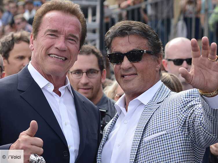 Photo Sylvester Stallone Sort Les Muscles Pour Souhaiter Un Joyeux Anniversaire A Arnold Schwarzenegger Voici