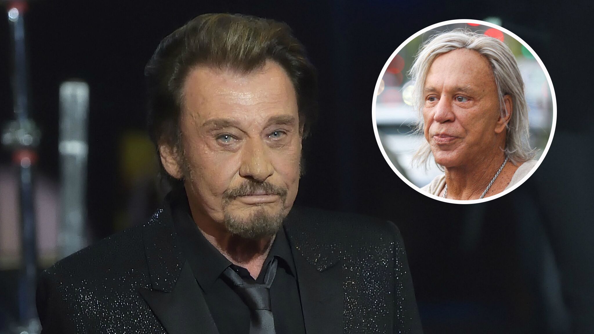 Johnny Hallyday Ces Problemes Dont Il Ne Parlait A Personne Sauf A Mickey Rourke Voici