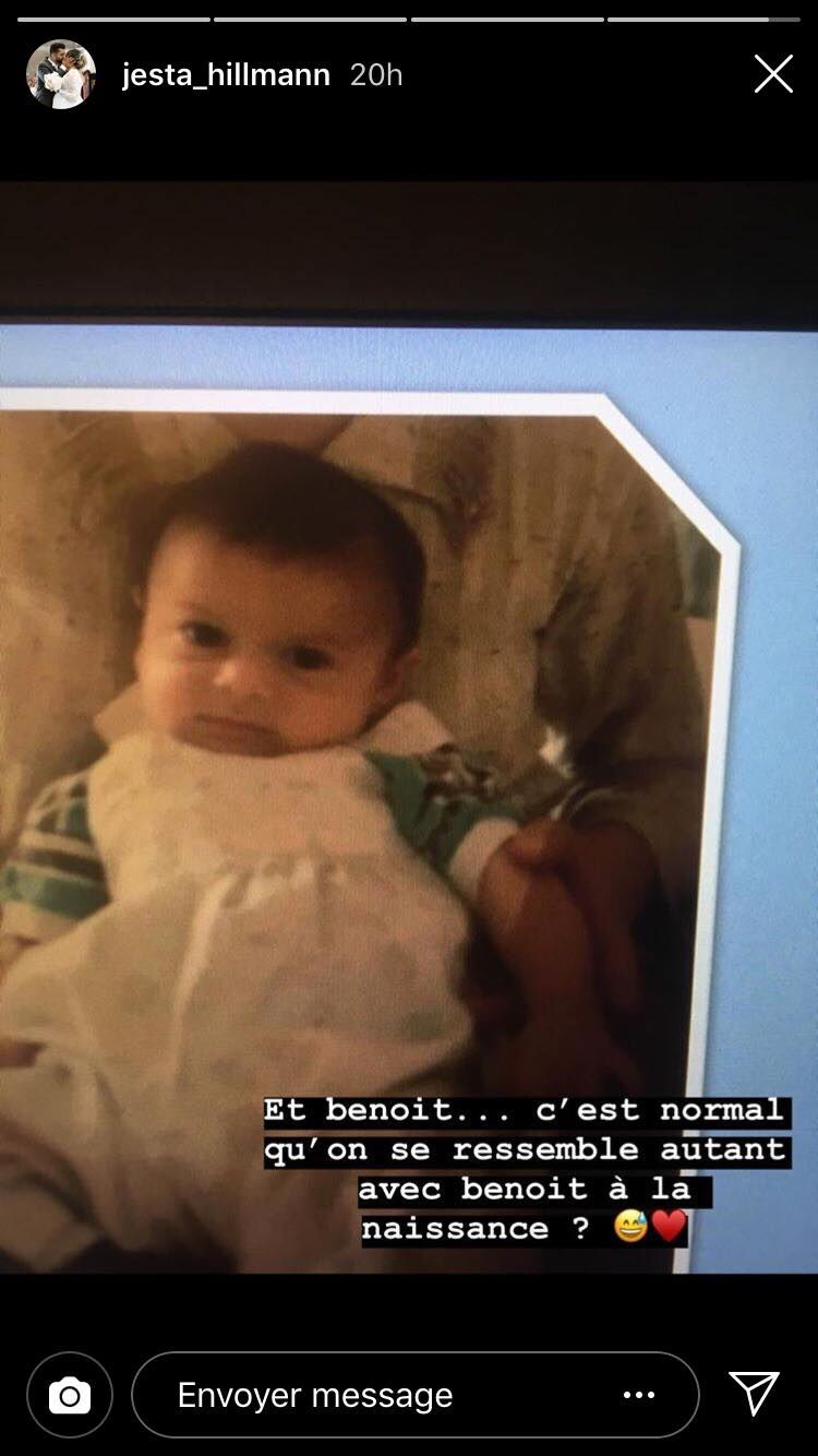 Photos Jesta Et Benoit Devoilent Des Photos D Eux Bebes La Ressemblance Avec Leur Fils Juliann Est Frappante Voici