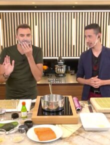 Video Tous En Cuisine Cyril Lignac Vous Devoile La Recette Du Gateau De Savoie Et Sa Compote De Fruits Voici