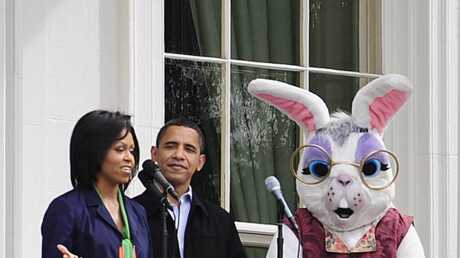 Barack Obama invite le lapin de Pâques - Voici