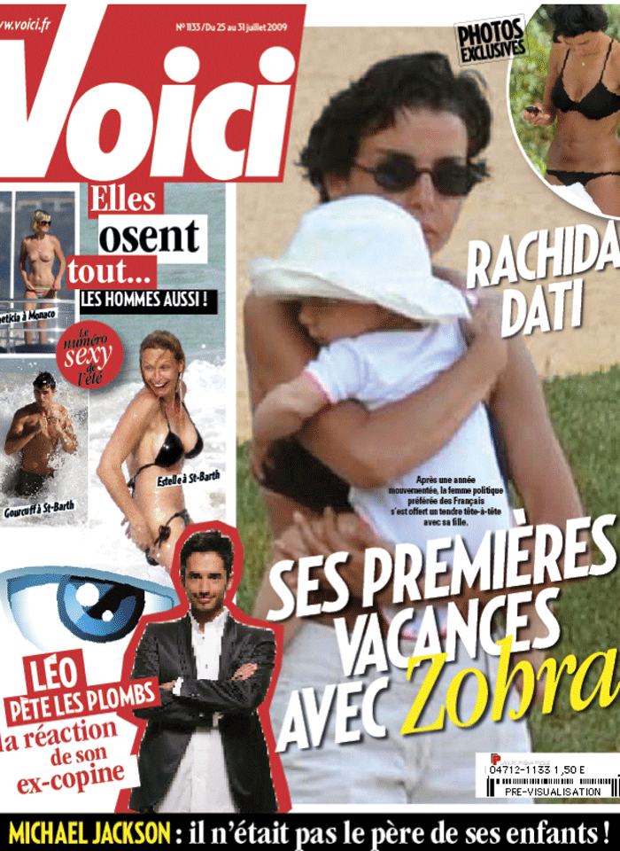 Demain Dans Voici Rachida Dati En Vacances Avec Zohra Voici